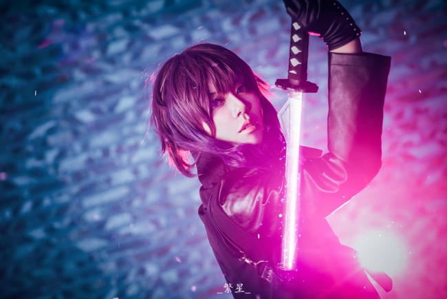 御芍神紫cos妆教程,御芍神紫cosplay漫展