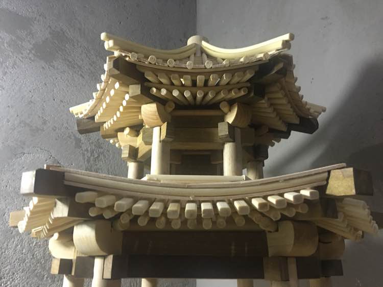 如何用榫卯制作六角凉亭,六角凉亭斜角榫卯