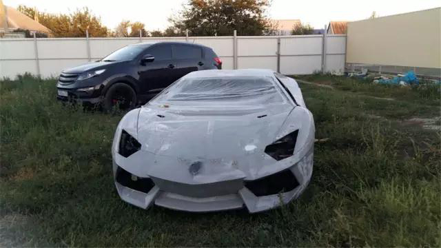 无敌了！穷小伙打烂标致406，改装成法拉利，*博兰**基尼