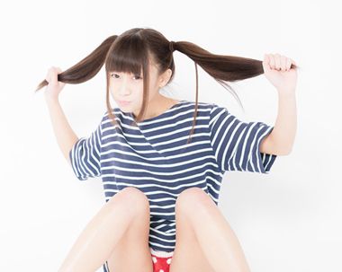 减龄锁骨发可扎可散的发型图片,扎发比披发好看适合什么发型