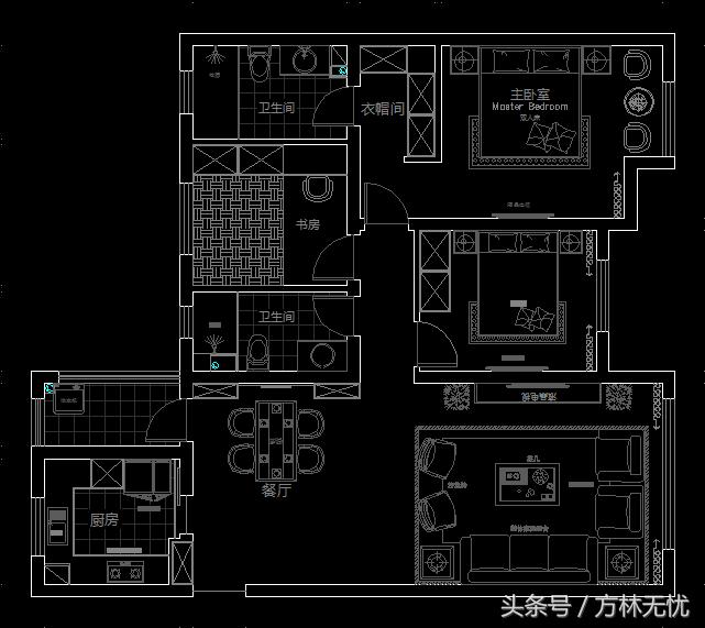 菏泽万达西户135平方装修效果图,万达华宅装修风格