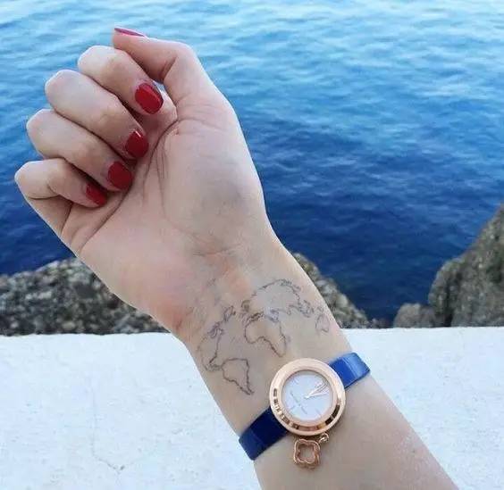 女魔头设计效果图,女生小清新简单纹身教程