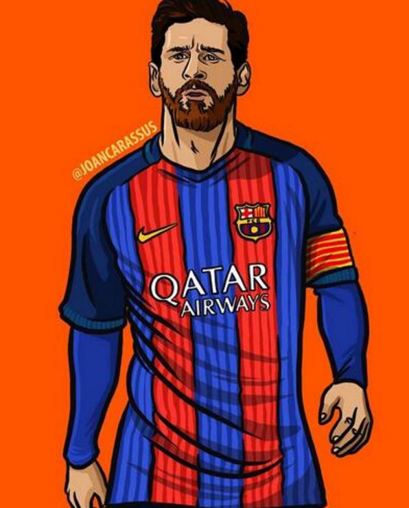 足球插画球星,足球明星插画手绘