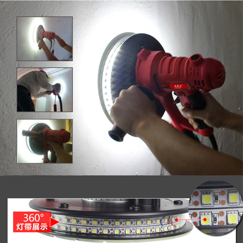 自吸尘墙面腻子打磨机,无刷打磨腻子机器