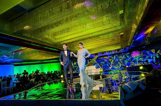 长春开元酒店婚礼,长春开元名都酒店婚礼新娘唱歌