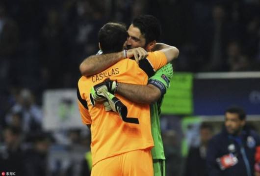 卡西利亚斯和布冯的点球比赛,卡西利亚斯vs布冯半生之友