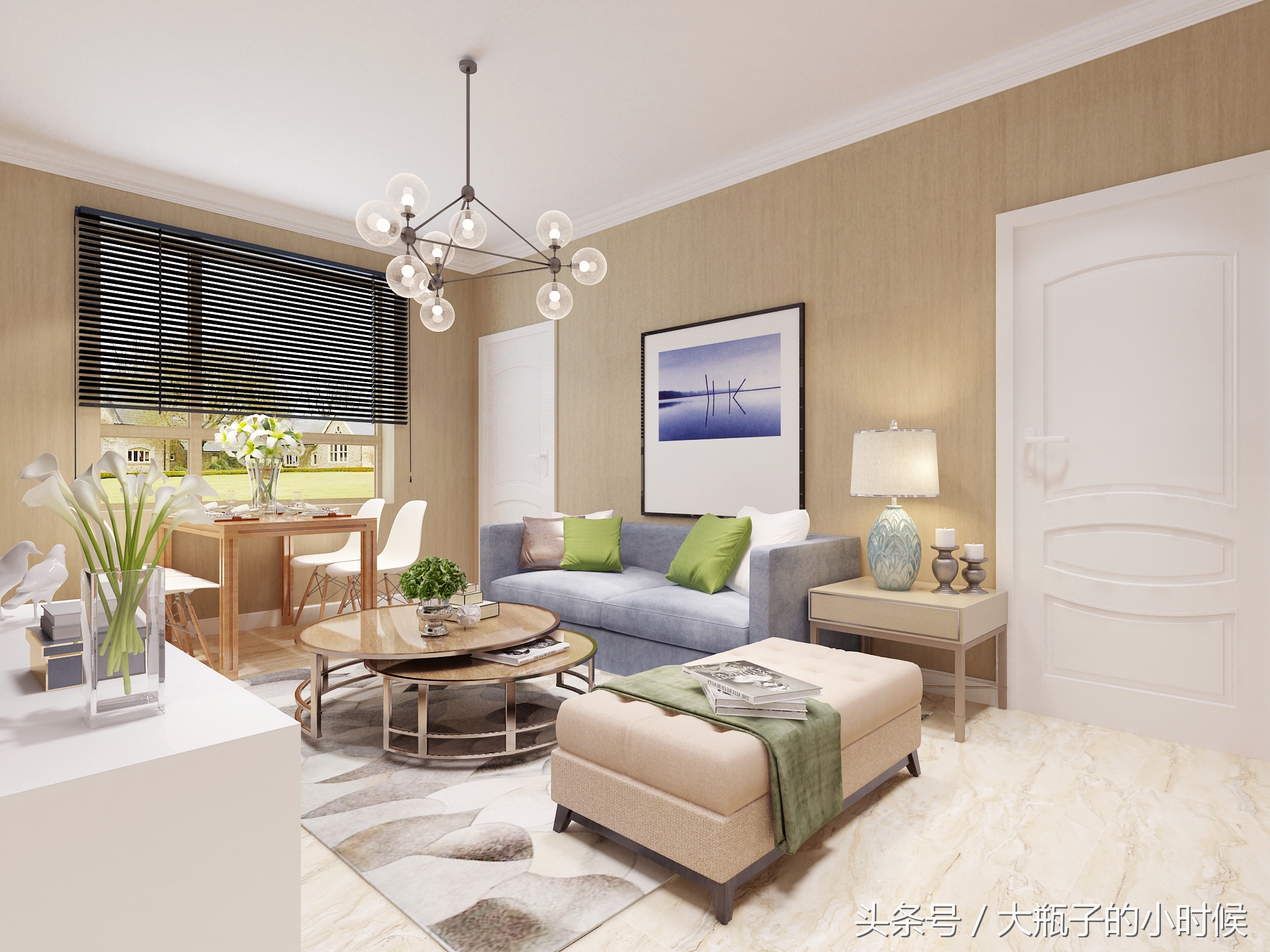 现代简约和中式碰撞,现代与简约的碰撞