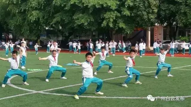 白云湖小学大课间,白云省实的大课间