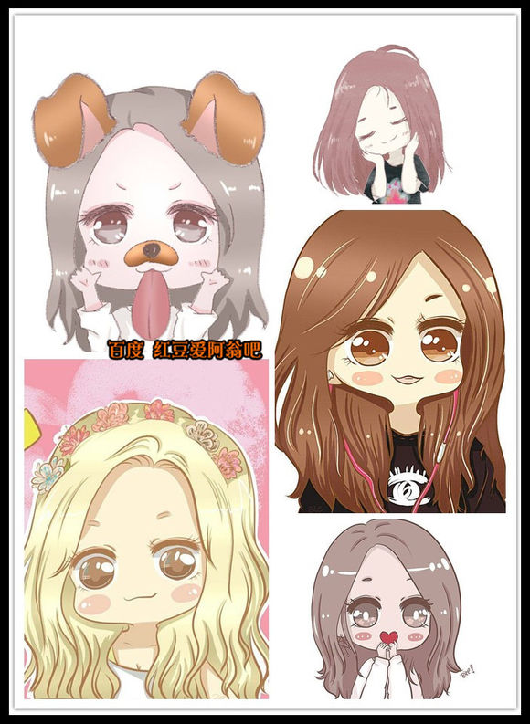 明星Q版形象，真人卡通哪个更萌？