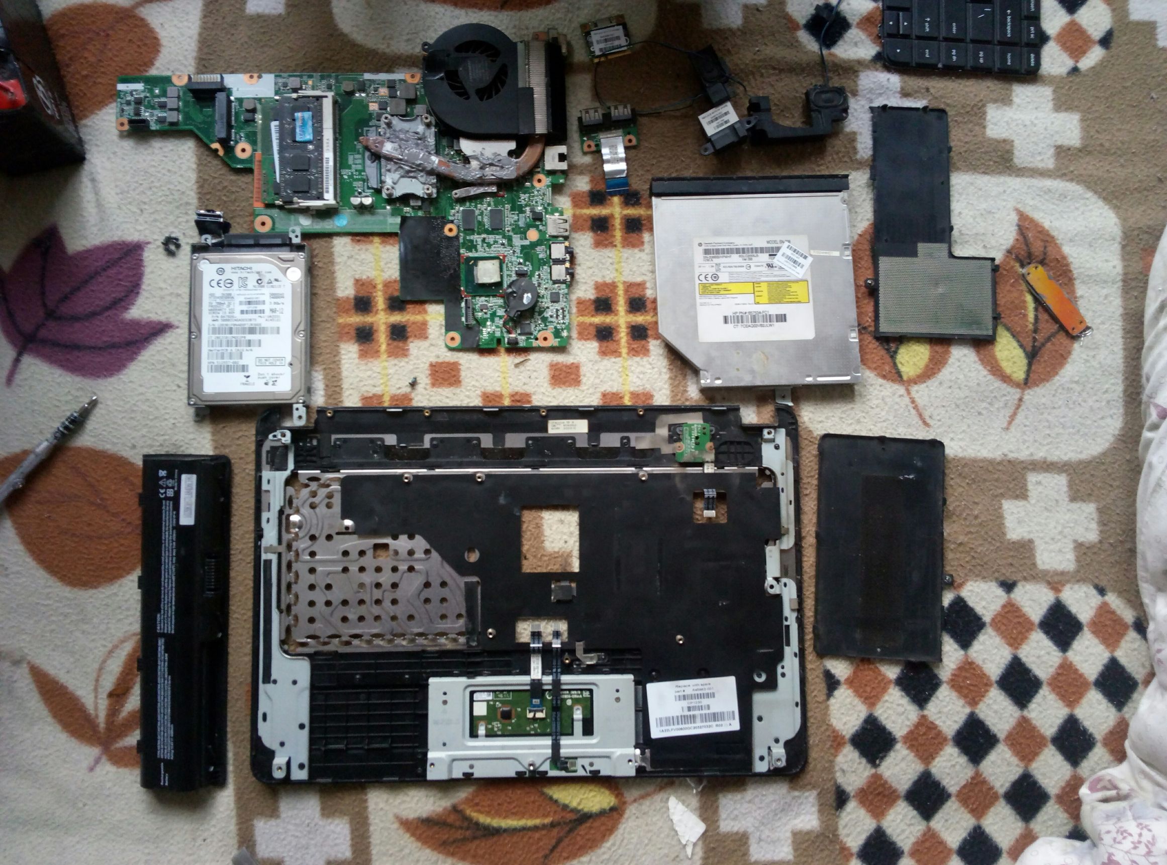 hpcq40笔记本,hpcq40笔记本拆机教程