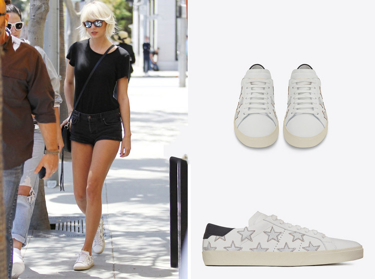 ysl做旧小白鞋,ysl最新款鞋