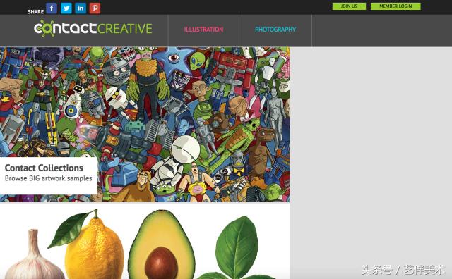 最全的国外插画网站资源