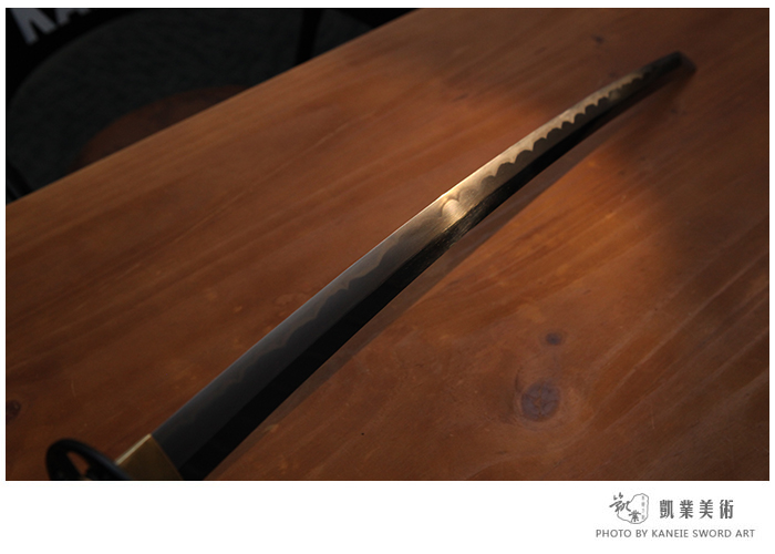 日本刀鉴赏松柏梧桐侟美浓系打刀古法研磨