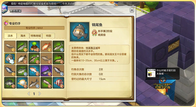 冒险岛2能钓鱼赚钱攻略,冒险岛2钓鱼能钓什么装备