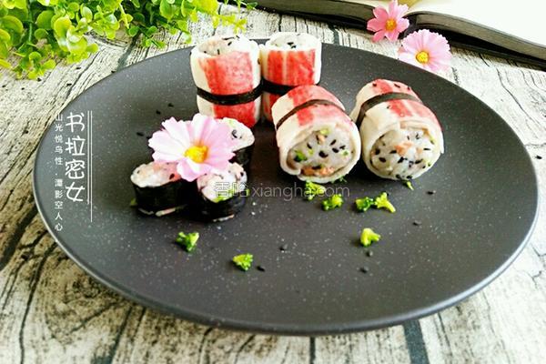 九种花样寿司的做法,花式寿司100种做法大全