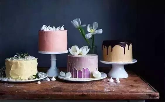 生日蛋糕由紫到蓝渐变色,生日蛋糕渐变色玫瑰花教程