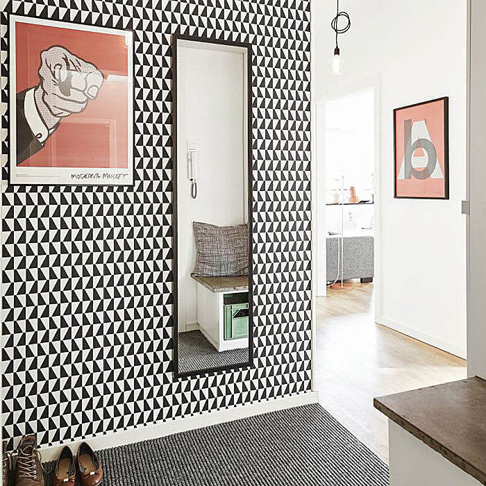 90平极简北欧风,北欧现代极简沙发