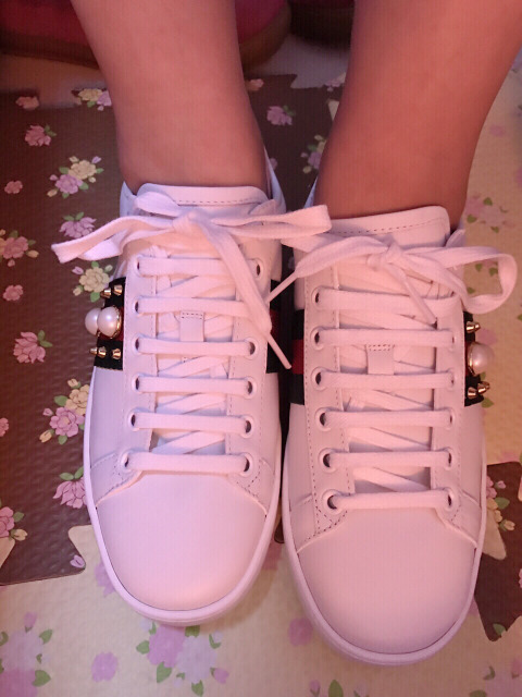 gucci的小白鞋好穿吗,gucci鞋子小白鞋搭配