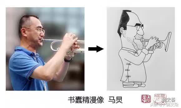 简笔漫像，如何才能惟妙惟肖，著名漫画家马炅，一语道破其中玄妙