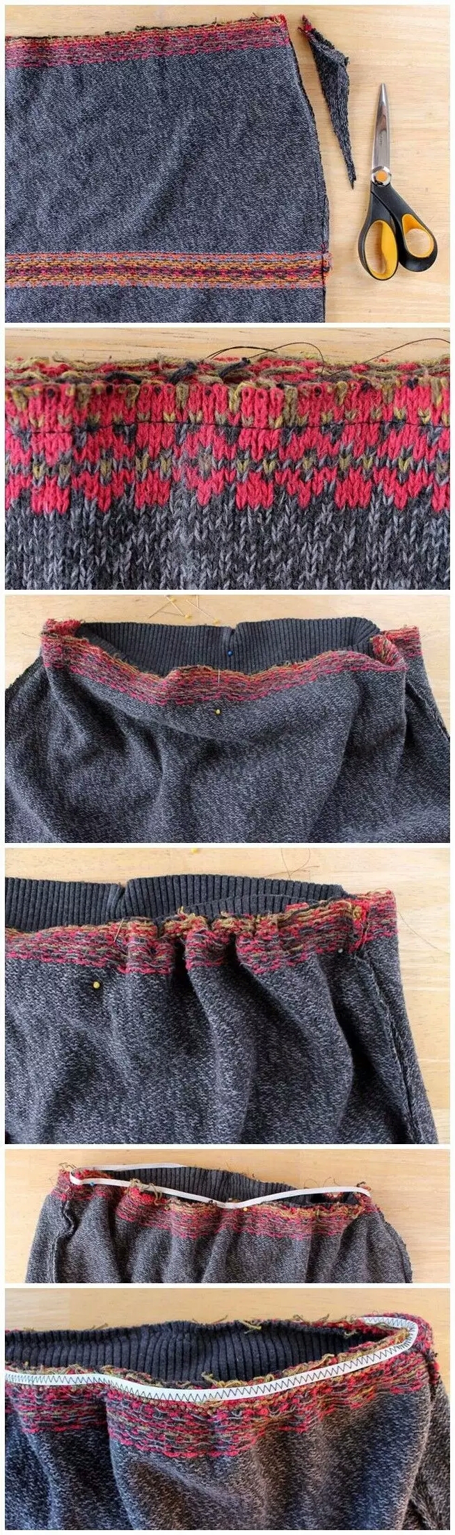 旧毛衣怎么废物利用不缝针,旧毛衣拆了怎么废物利用