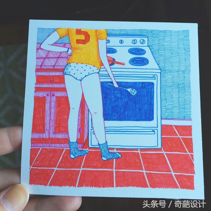 原来女人一个人在家的时候这么奇葩……