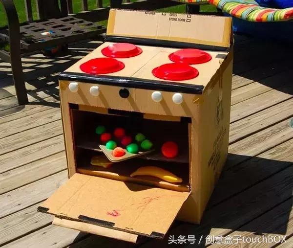 户外纸箱玩具自制多种玩法,疫情期间纸箱玩法
