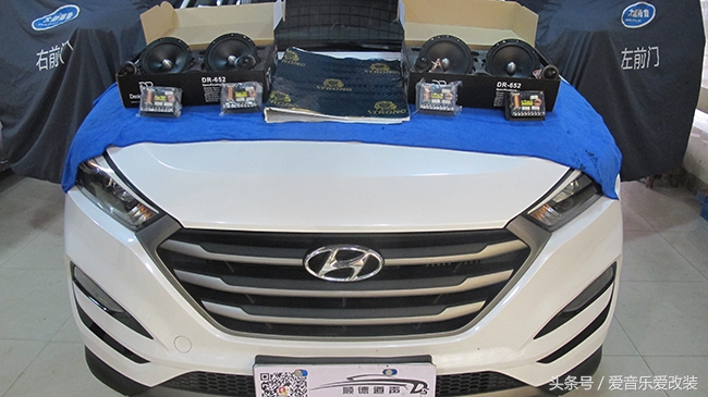 现代途胜更换高音喇叭,2016款现代途胜全车隔音升级音响