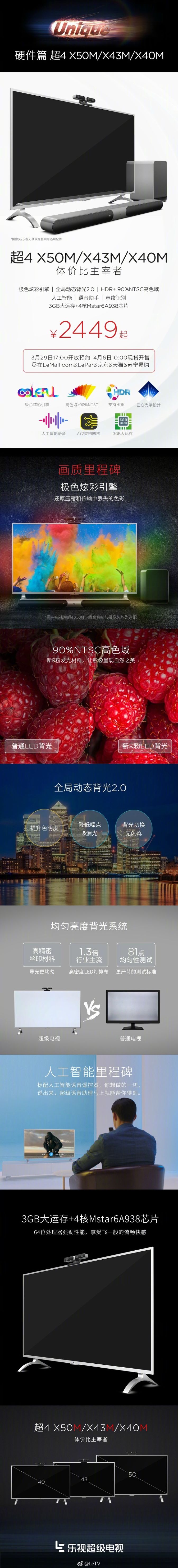 乐视超4x55m电视参数,乐视超级电视超4x50