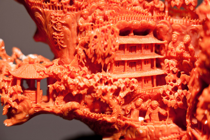 台湾博物馆红珊瑚是真的吗,红珊瑚馆藏品欣赏