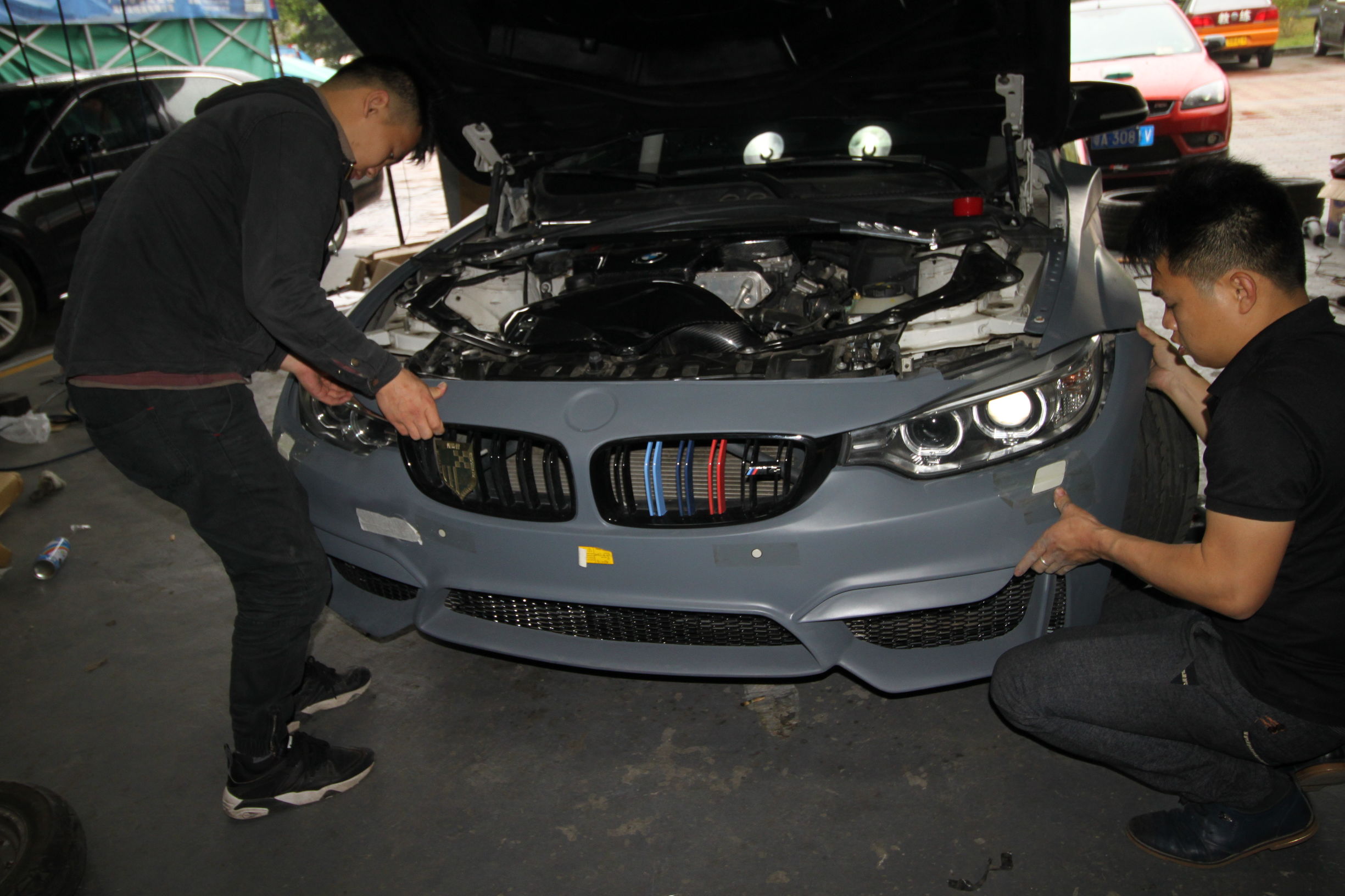 全新宝马4系两门轿跑改装,宝马4系硬顶改装黑武士