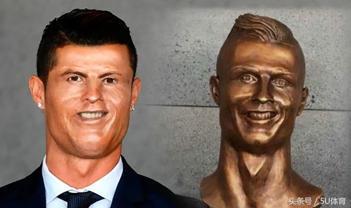 梅西和c罗雕像,c罗和梅西的雕像