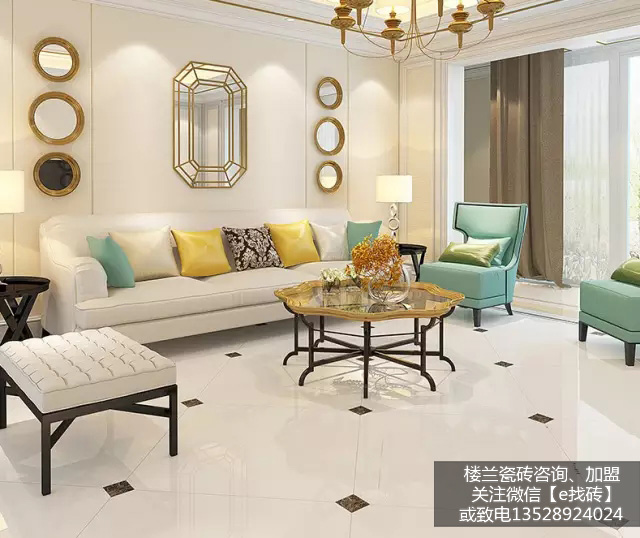 客厅瓷砖什么样的好看又实用,家用客厅瓷砖如何选择好