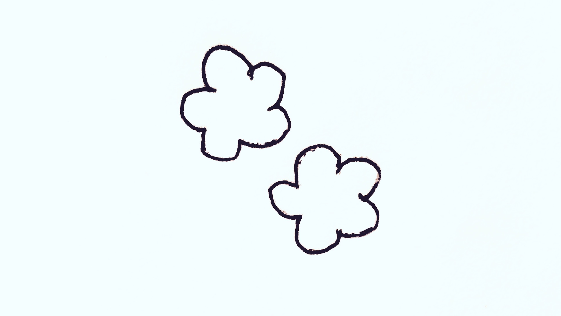 梅花13简笔画简单又漂亮迷你版,梅花画法简笔画