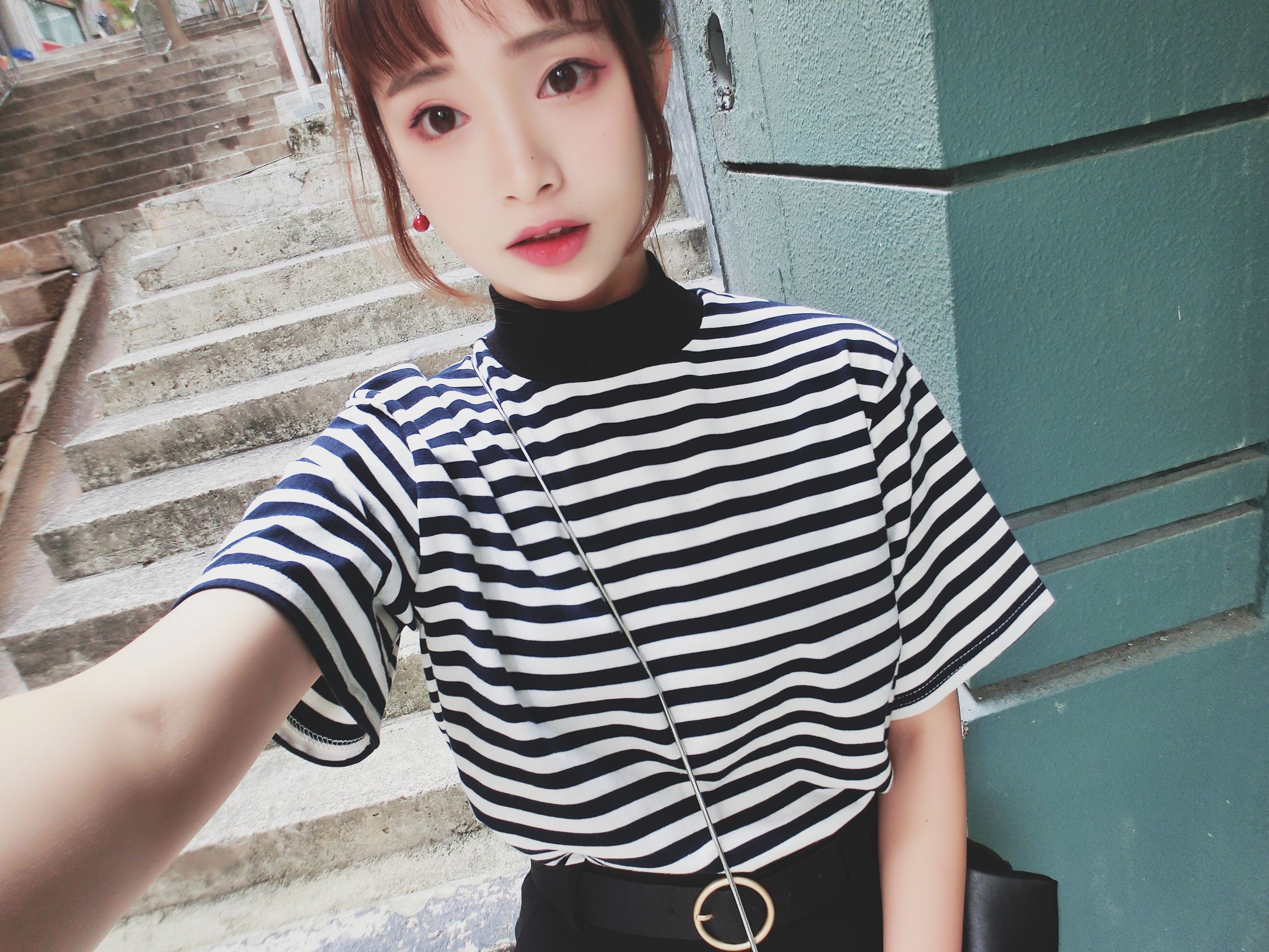 显瘦条纹t恤长袖女,时尚显瘦条纹t恤女装