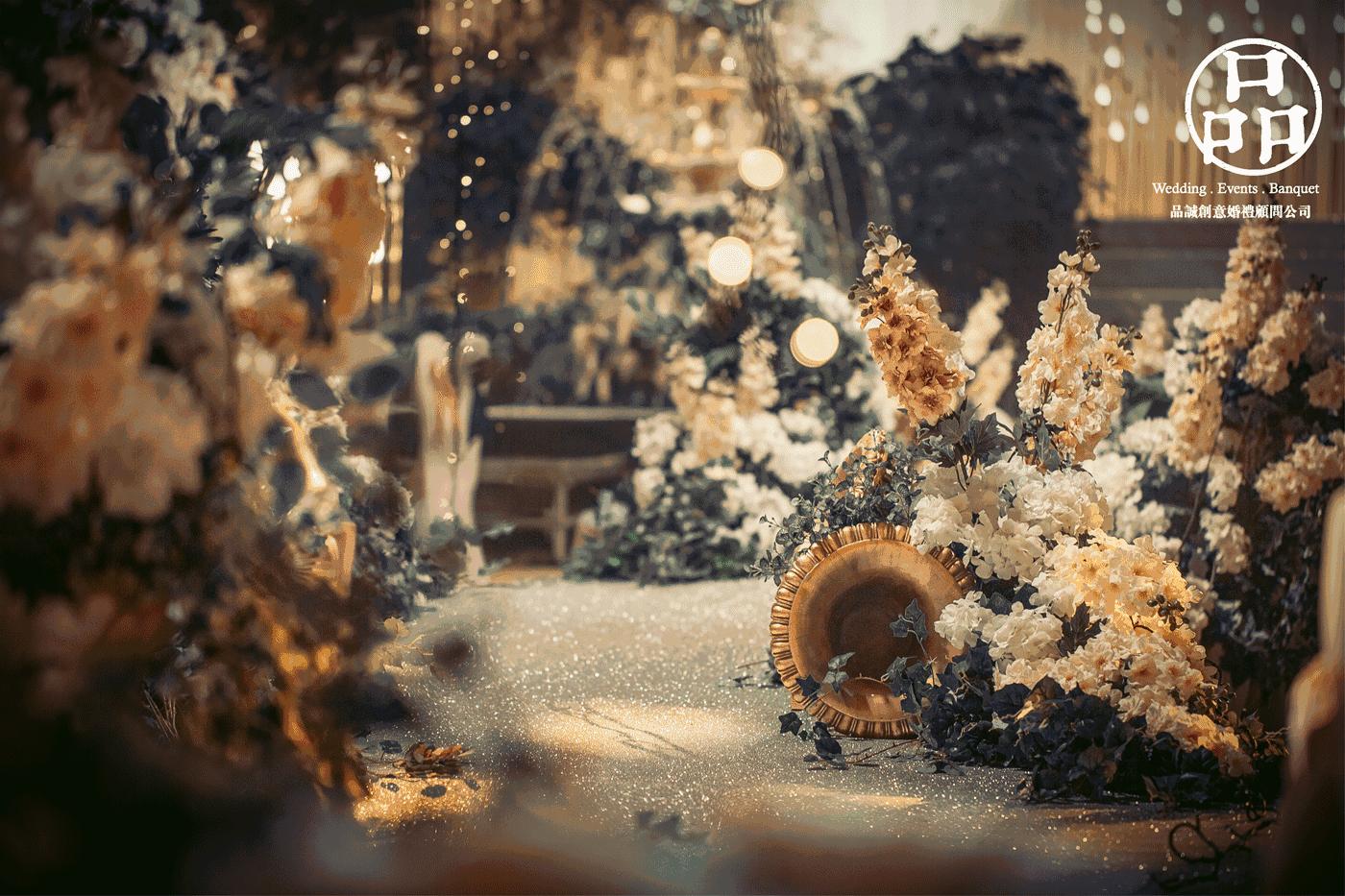 刘诗诗婚礼布置花,刘诗诗吴奇隆婚礼花多少