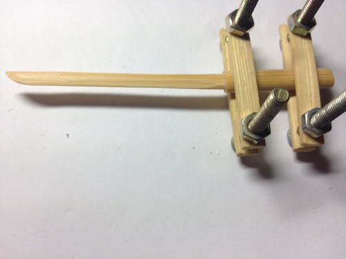 竹筷子制作迷你武士刀,用一次性筷子做武士刀