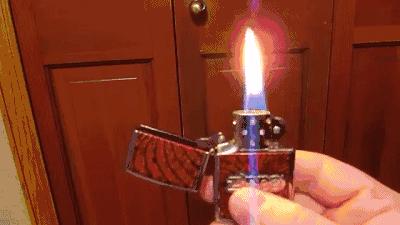 火到爆的玩法,火机花式玩法手指带火教学