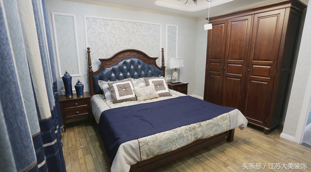 徐州美式轻奢风格装修效果图,徐州10万装修120平效果图