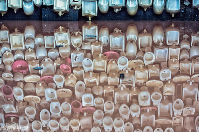 佛山石湾公园马桶瀑布,最奇葩的景点马桶瀑布