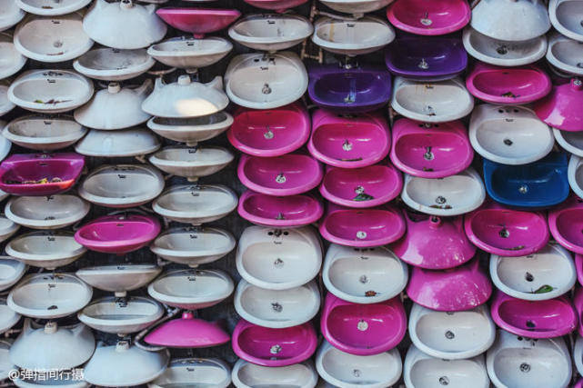 佛山石湾公园马桶瀑布,全球最大的人工马桶瀑布