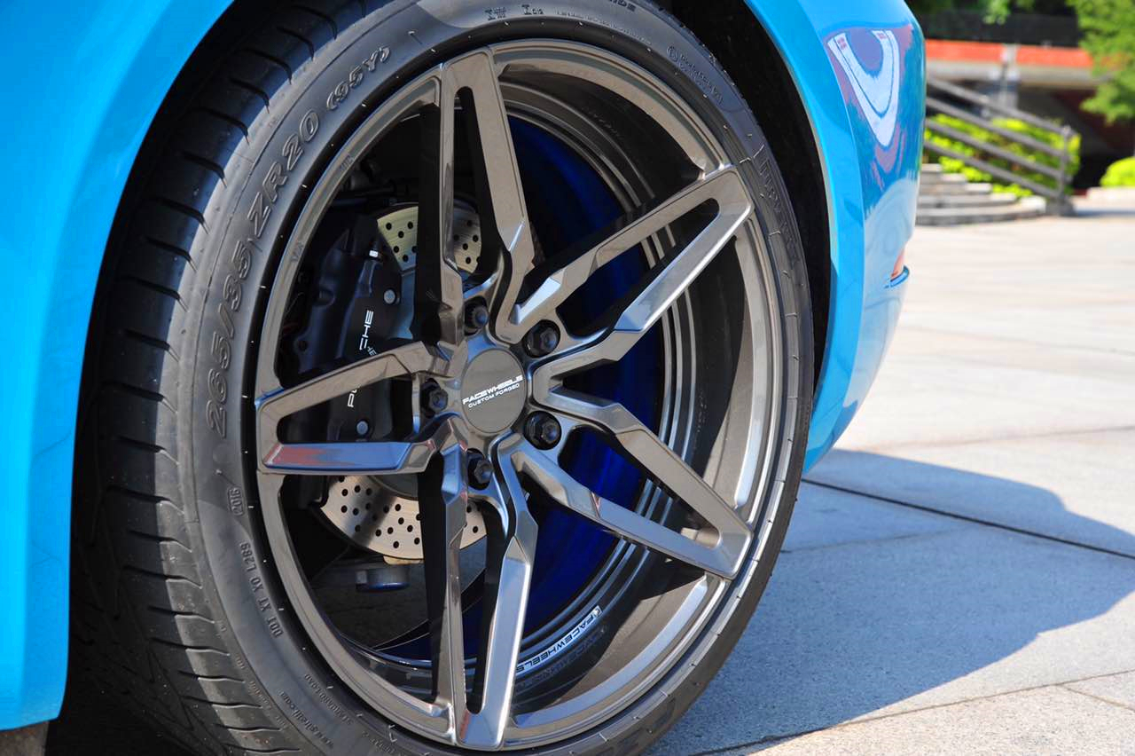 保时捷718迈阿密蓝提车仪式,保时捷718boxster迈阿密