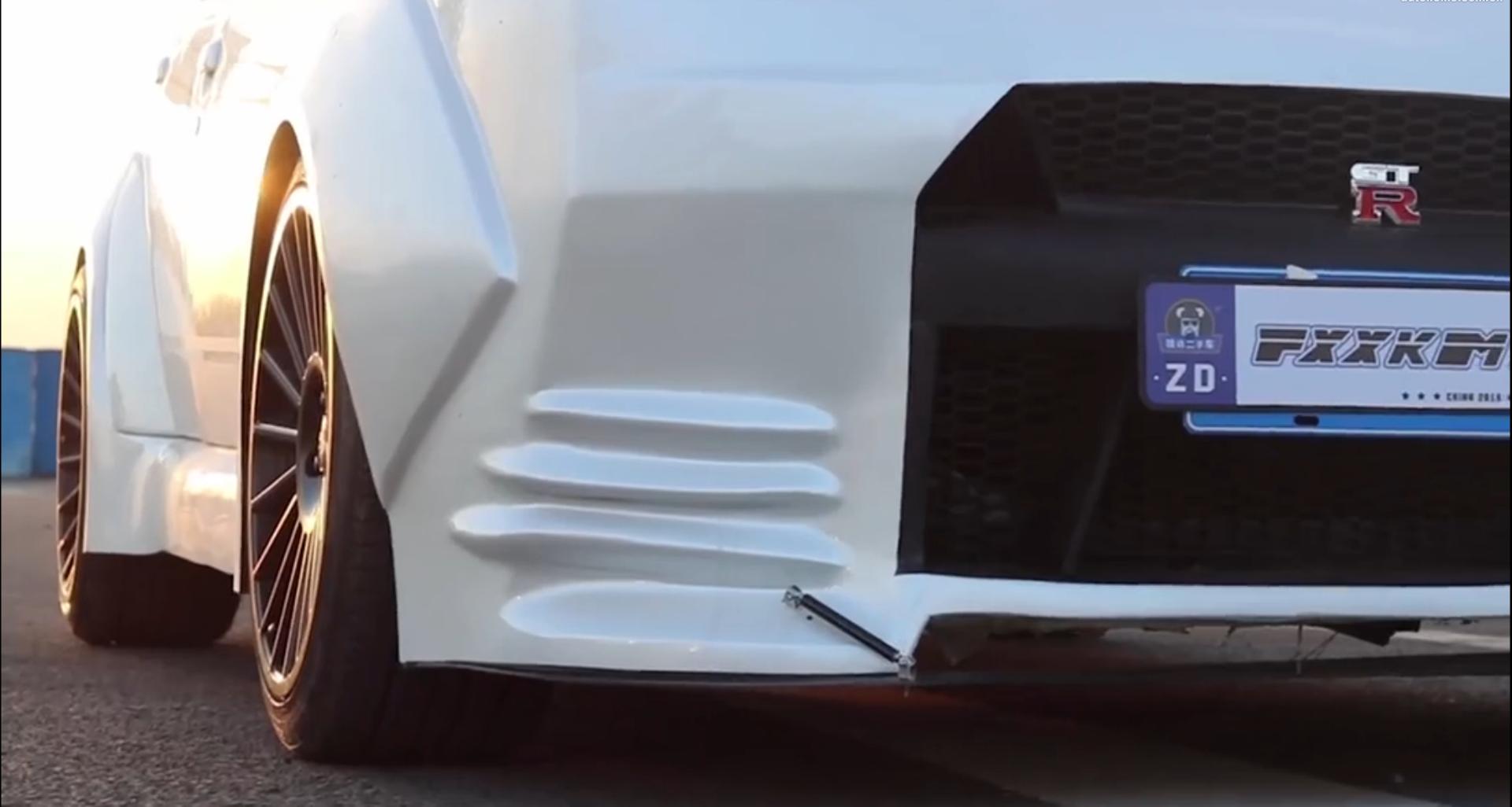 红色比亚迪f0爆改,李老鼠说比亚迪f0视频