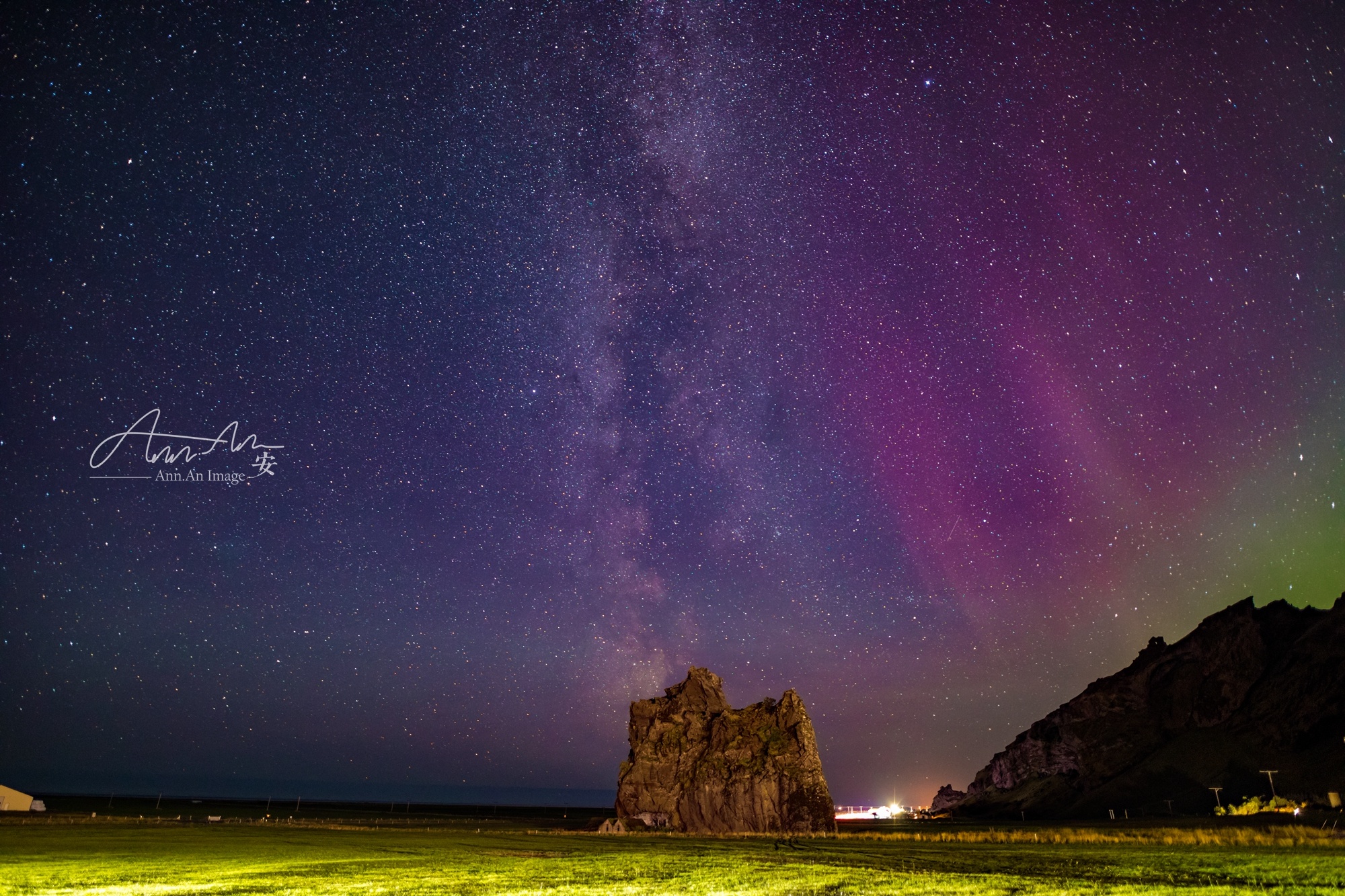 冰岛北极光美景,冰岛北极光惊艳时刻