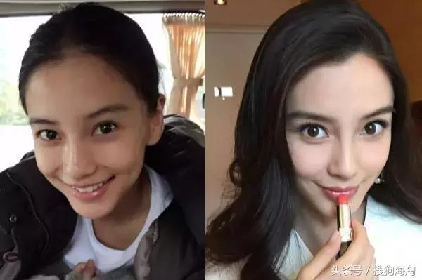 素颜女明星的差别,女明星素颜之间的差别有多大