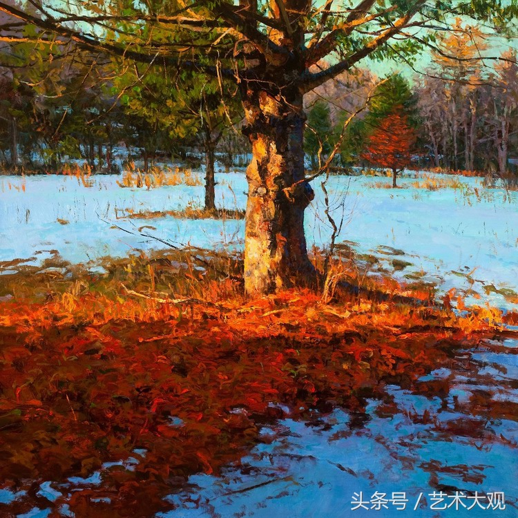 冉茂芹风景小油画写生视频,崔根男风景油画写生视频