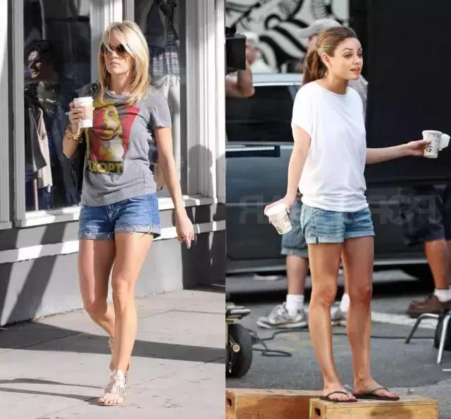 牛仔裤短裤错误穿搭,适合自己穿的牛仔短裤