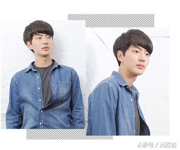 男生斜刘海发型做法,男生马尾辫斜刘海