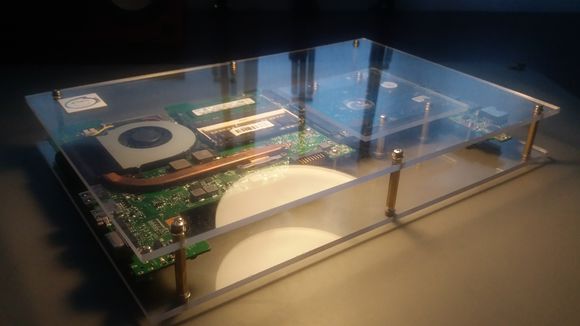 diy木制笔记本电脑机箱,旧办公电脑机箱diy