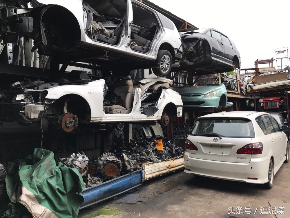 逛香港锦田,香港锦田拆车件视频