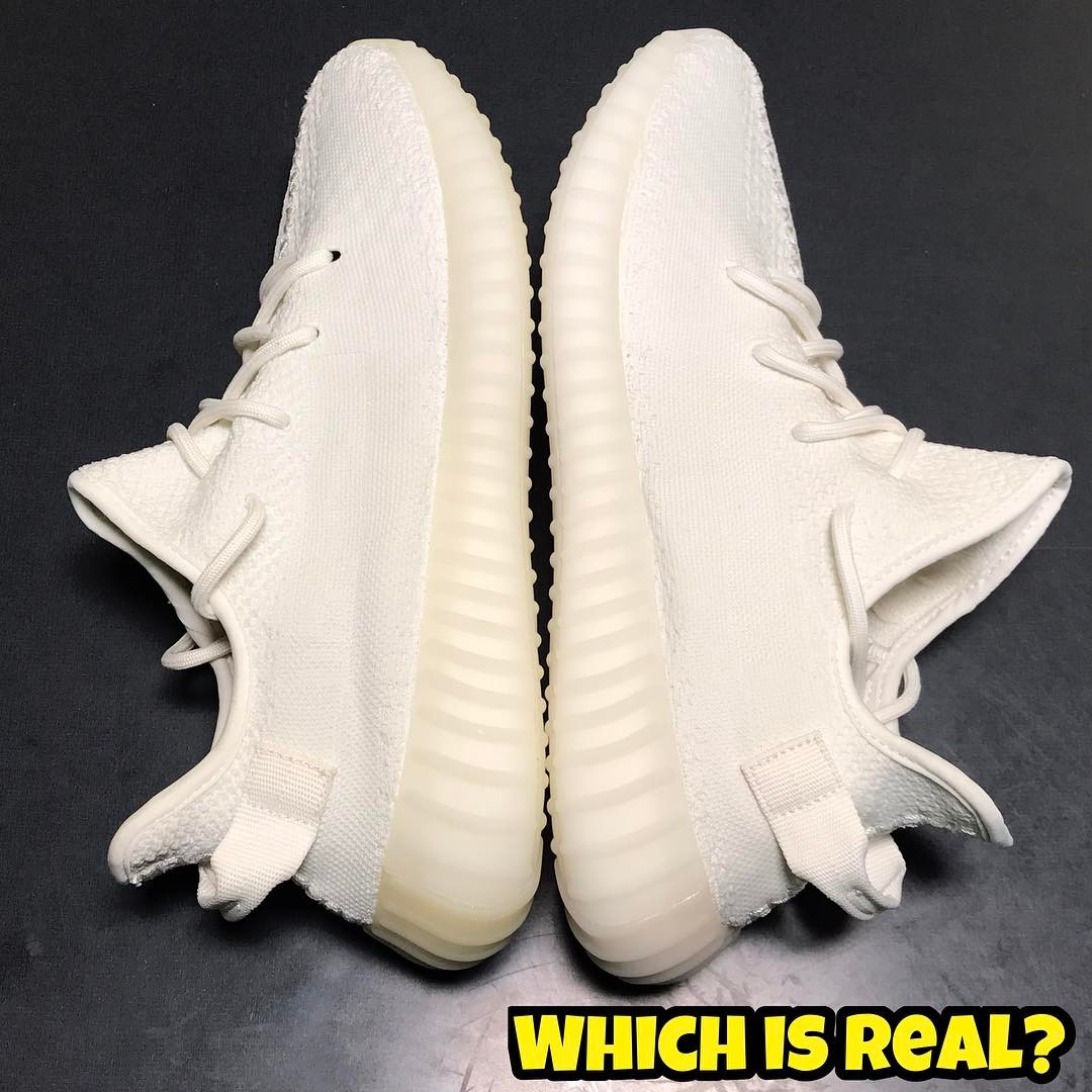 真假yeezy350灰色对比,yeezy350boostv2怎么鉴别真假